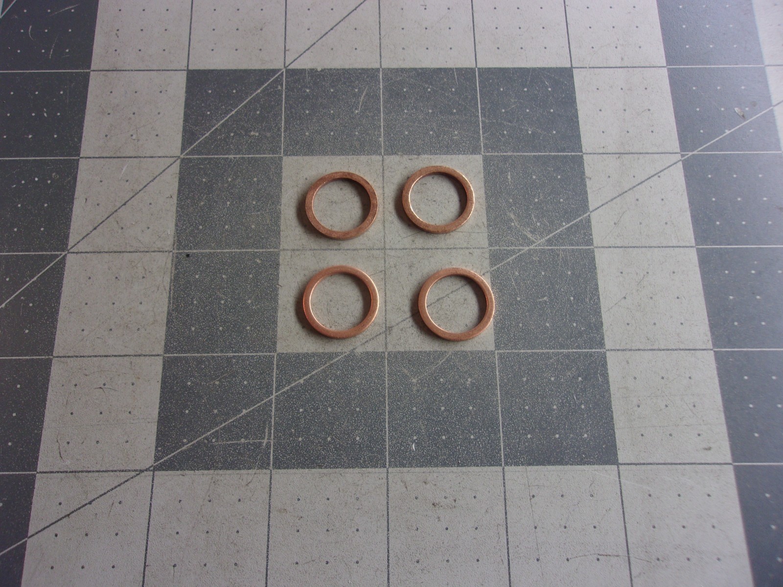 Long TX50041 (4) Copper Washers Long 350 360 445 460 2510 2610