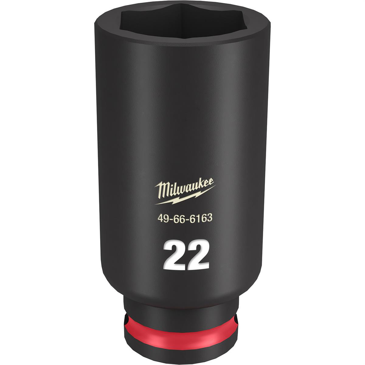 Milwaukee Tool SHOCKWAVE Impact Duty 3/8"Drive 22MM Deep 6 Point Socket