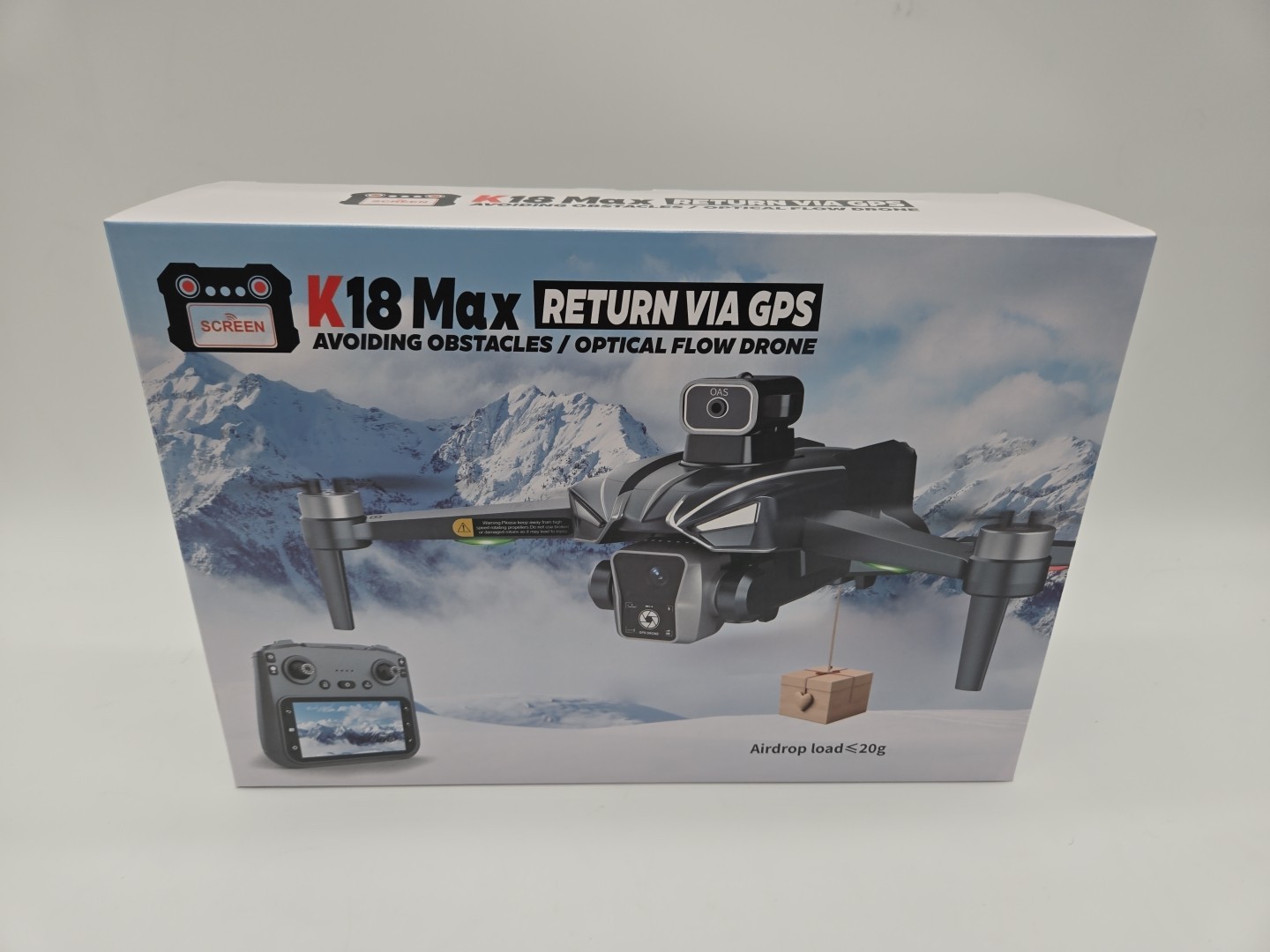 K18 Max RC Drone 8K GPS 5G Dual Camera Brushless Obstacle Avoid Foldable