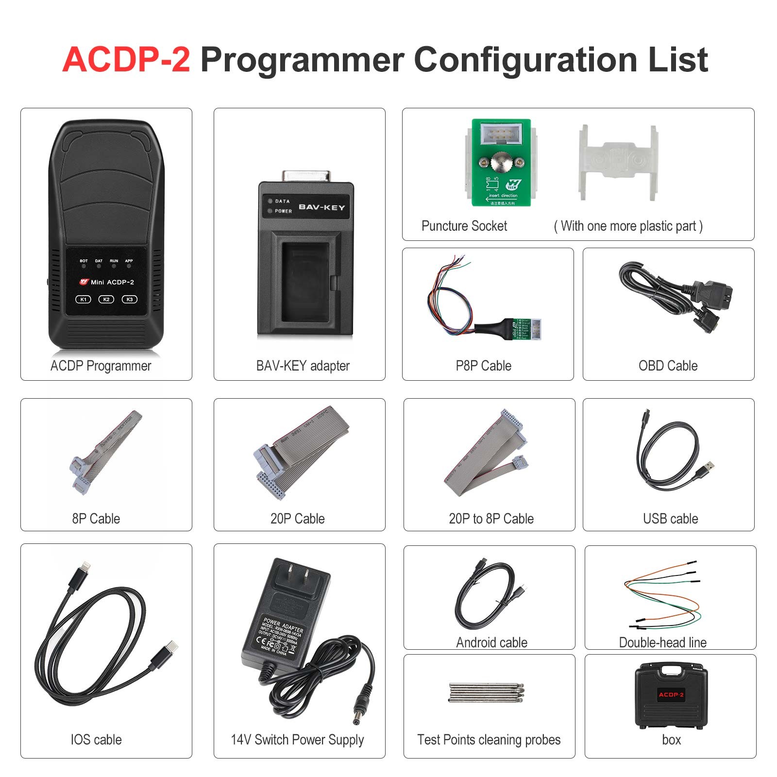 Yanhua Mini ACDP-2 Progarmming Master Basic Module Supports Wireless Connection