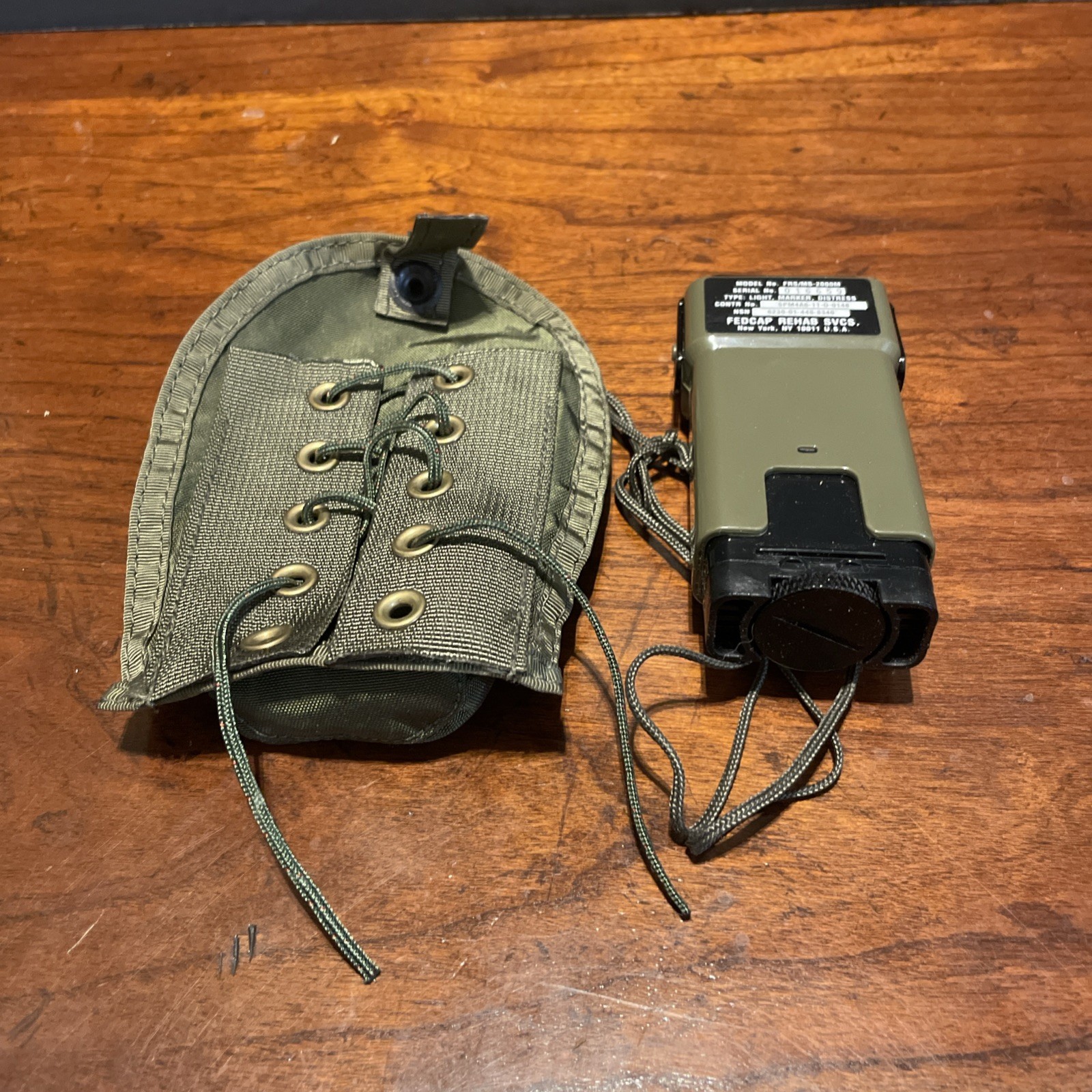 USGI IR Strobe MS-2000 Distress Marker Light Strobe NVG Helmet Beacon Emergency