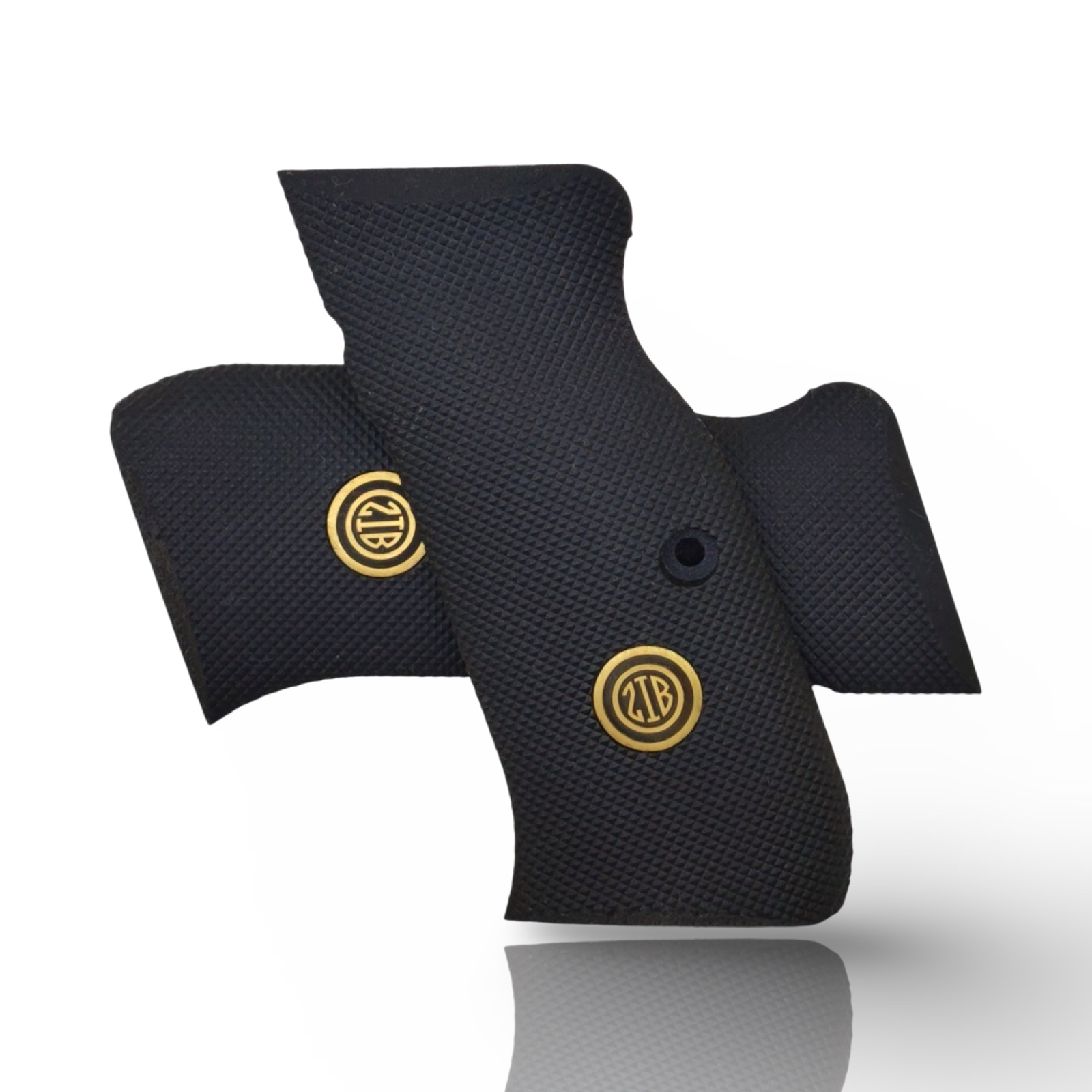 Zib Grips Polymer Series Pistol Grips for Sarsilmaz KILINC2000LIGHT, Metal Logo