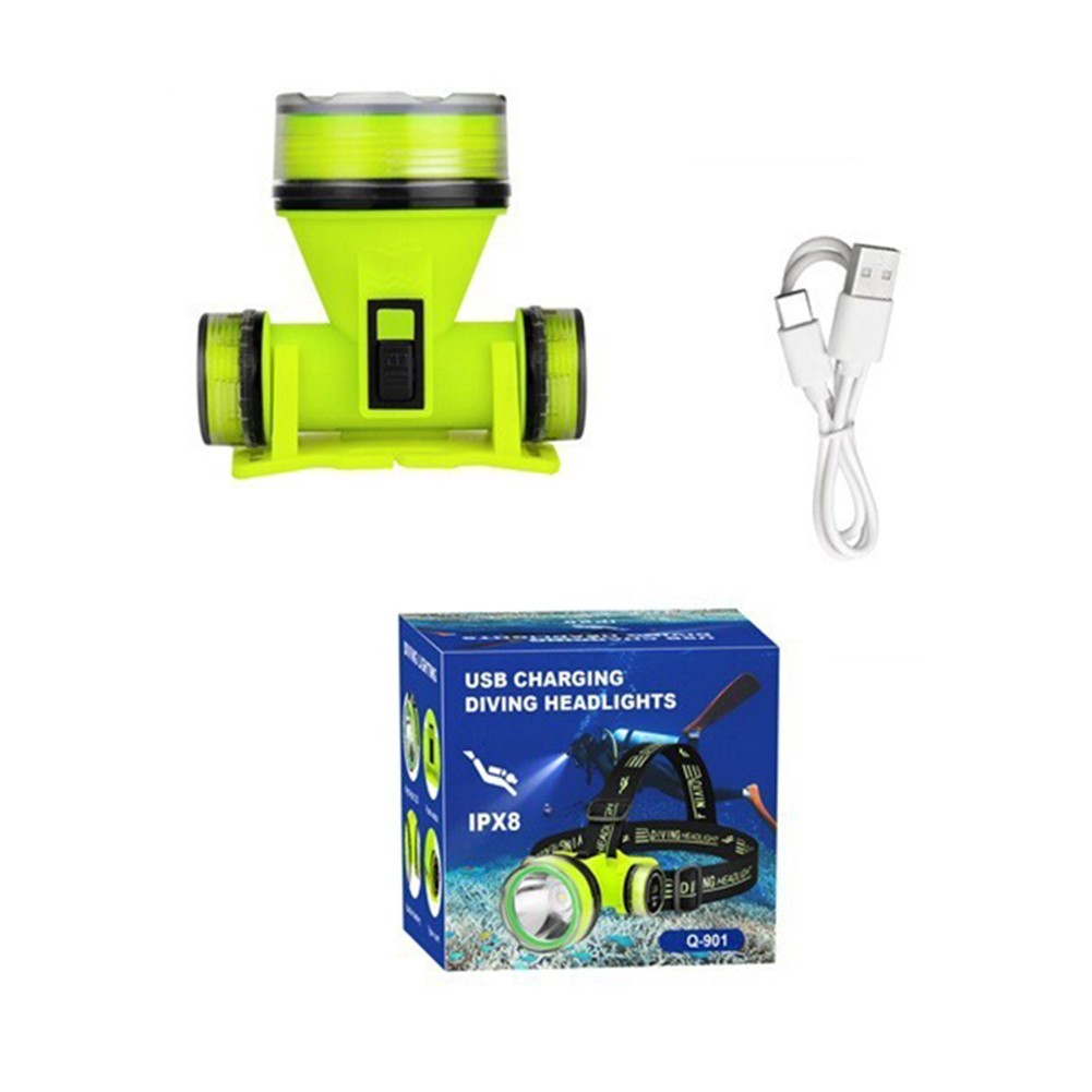 for 2 Lighting Modes Diving Headlamp 350M for Outdoor For Night Activities