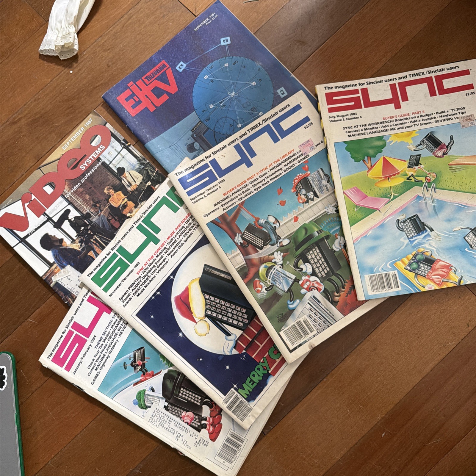 Sync Timex Sinclair Computer Magazine 1983 1984 PC Machine Language Chaining Bit