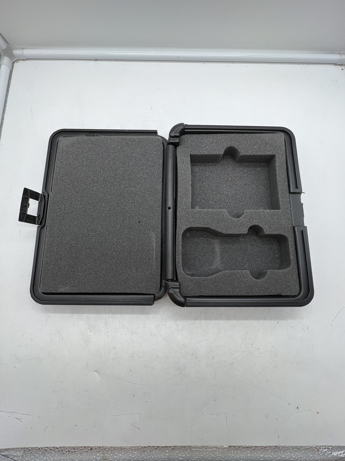 Small Hard Case with Foam Tool Storage Container Plastic Box Travel 9.5'' X 7"