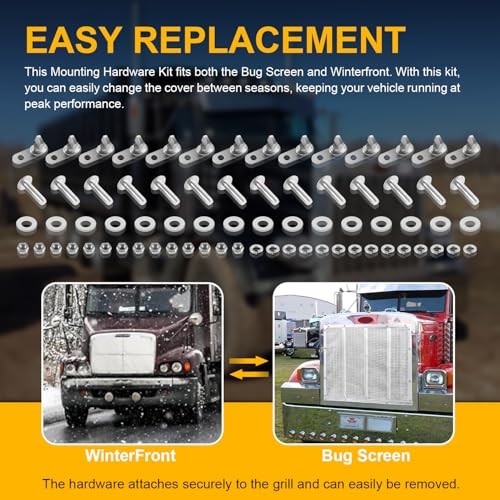 75704-1 Bug Screen and Winterfront Mounting Hardware Kit for 1986-2007