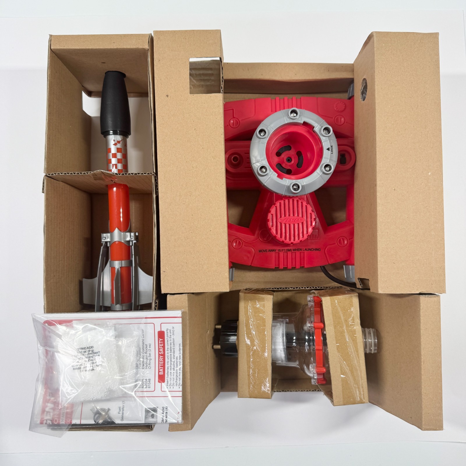 Estes Hydrogen Rocket Set Talking Electronic Command Center 1863 2007 Open Box