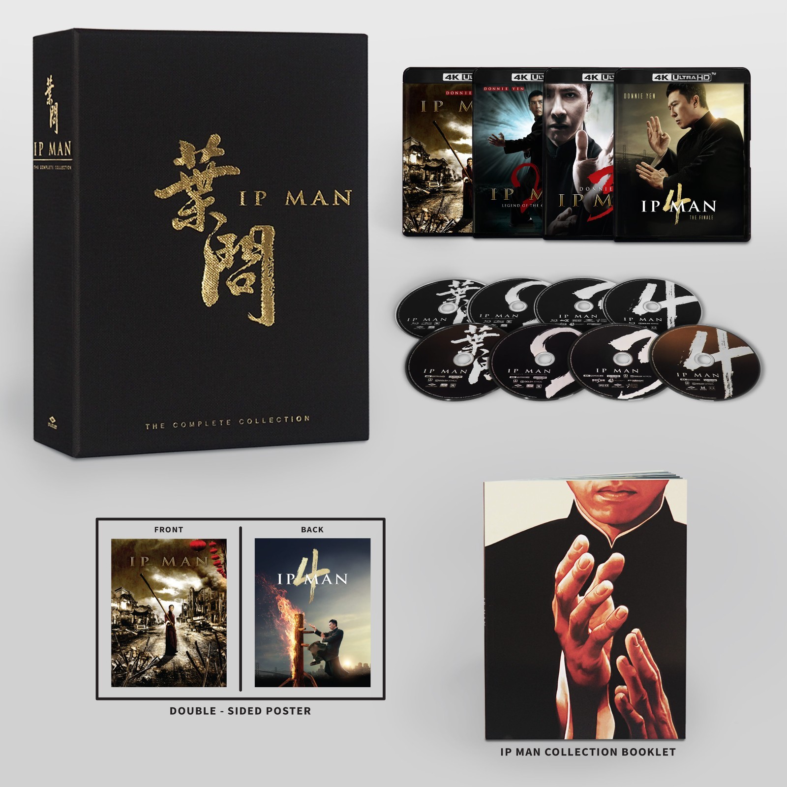 Ip Man: The Complete Collection (4K UHD/Blu-ray, 8-Disc) WGU03228B