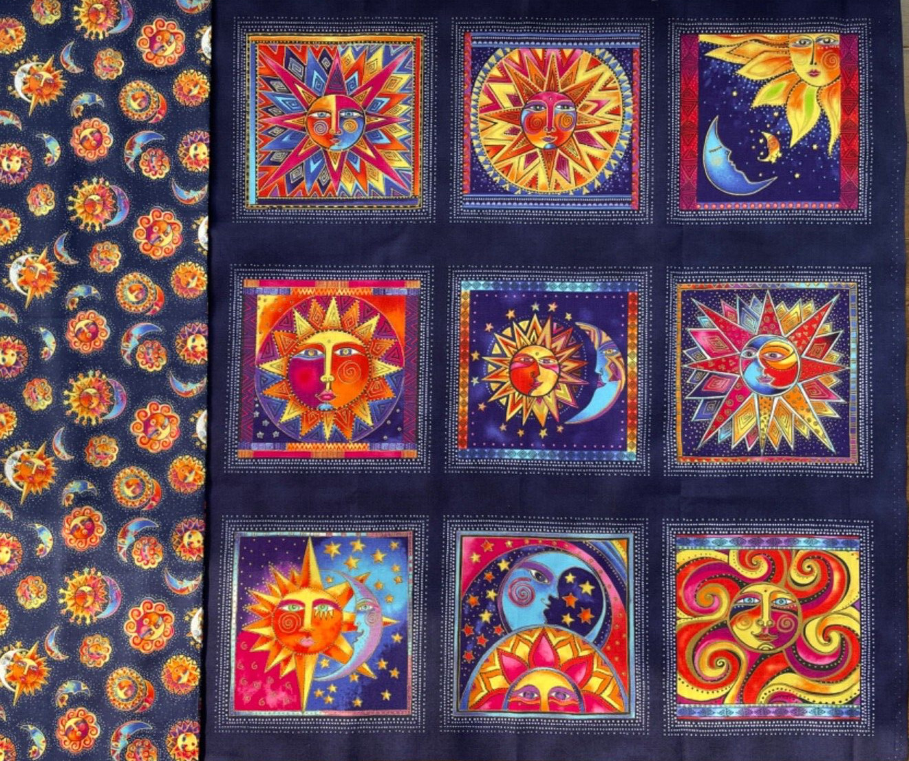 Laurel Burch***CELESTIAL MAGIC*** MAKE  A QUICK WALL HANGING!!! (a)