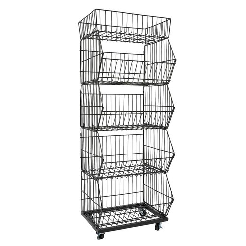 5 Tier Retail Display Rack Concession Candy Snack Display Rack Potato Chip Stand