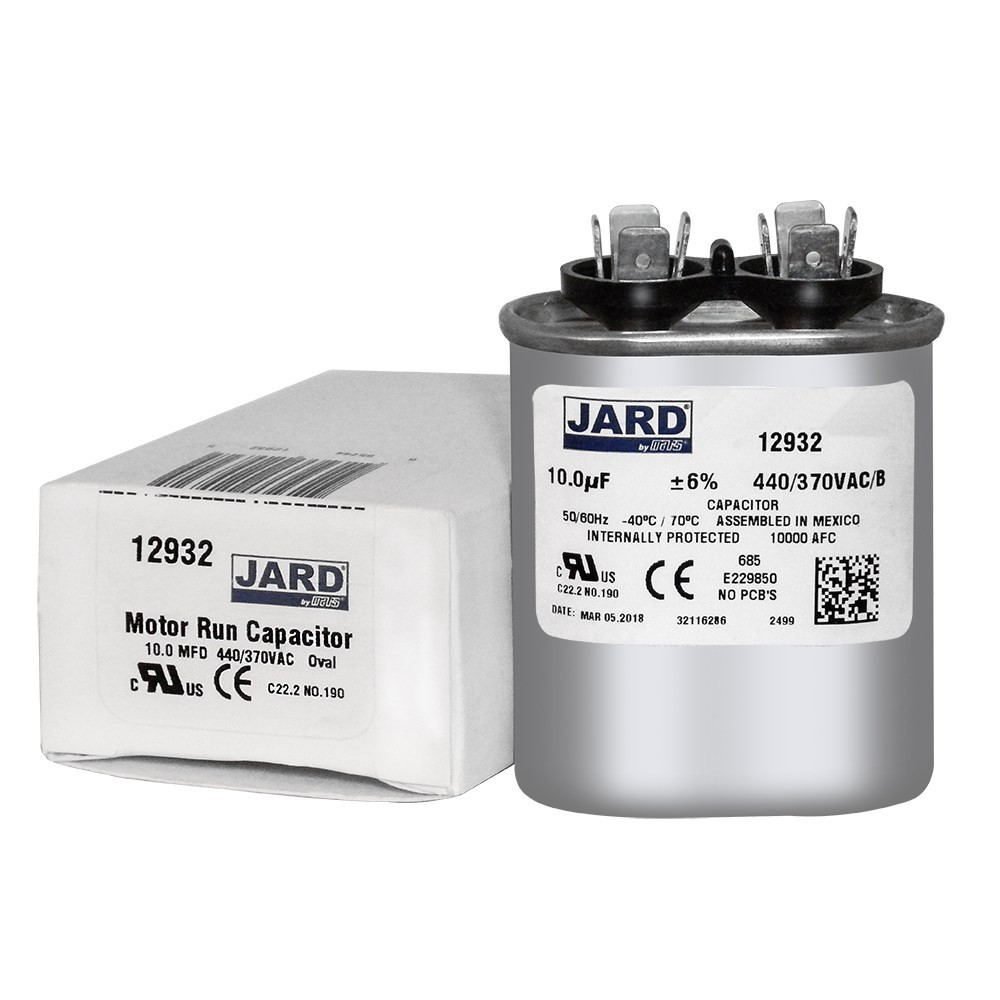 Oval 10 mfd uf 440 370 Volts Motor Run Capacitor replaces Titan Pro TOCF10