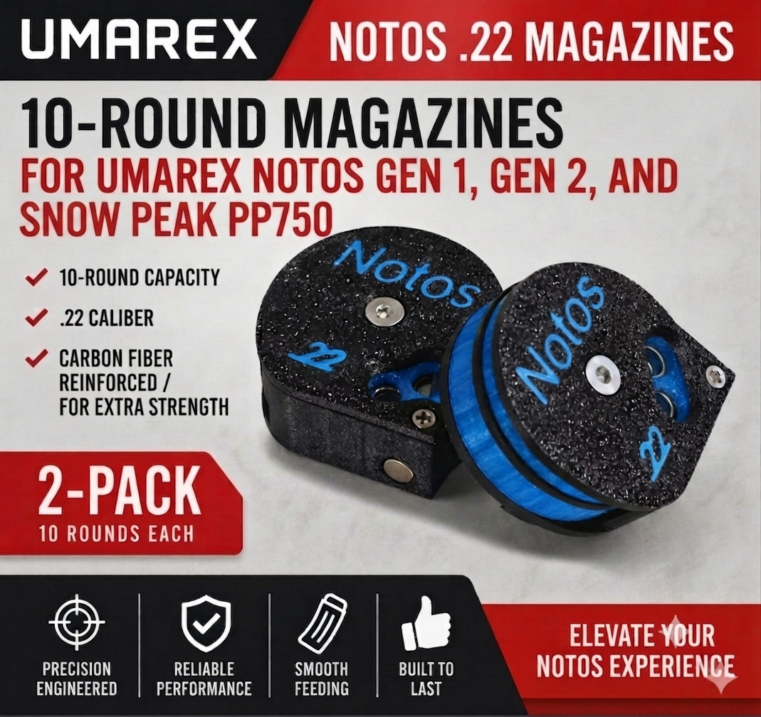 Umarex Notos/Snowpeak PP750 .22 Caliber 10 Round Magazine