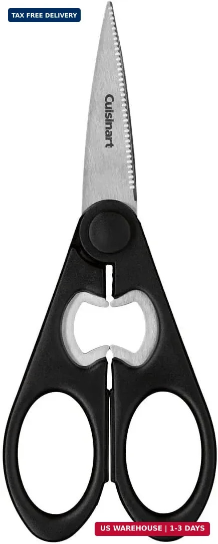 Cuisinart Shears, 8 Inch Kitchen Scissors, Black