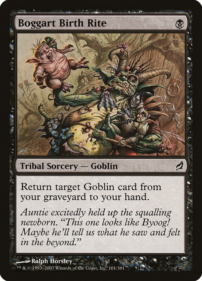 MTG Magic the Gathering Boggart Birth Rite (101/312) Lorwyn LP