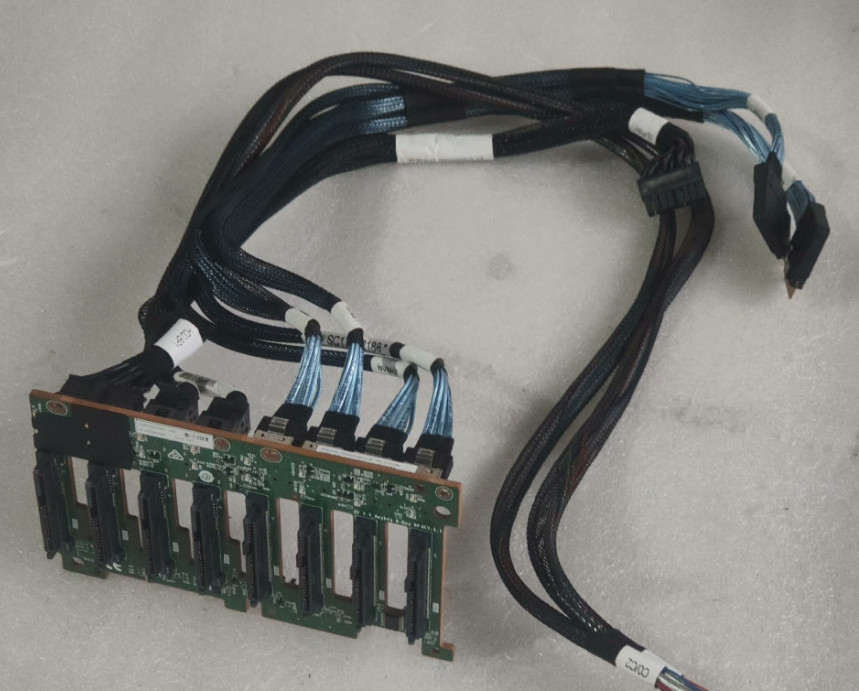Lenovo SR650 SR550 SR590 2.5 hard drive NVME expansion backplane 01GV284 w/cable