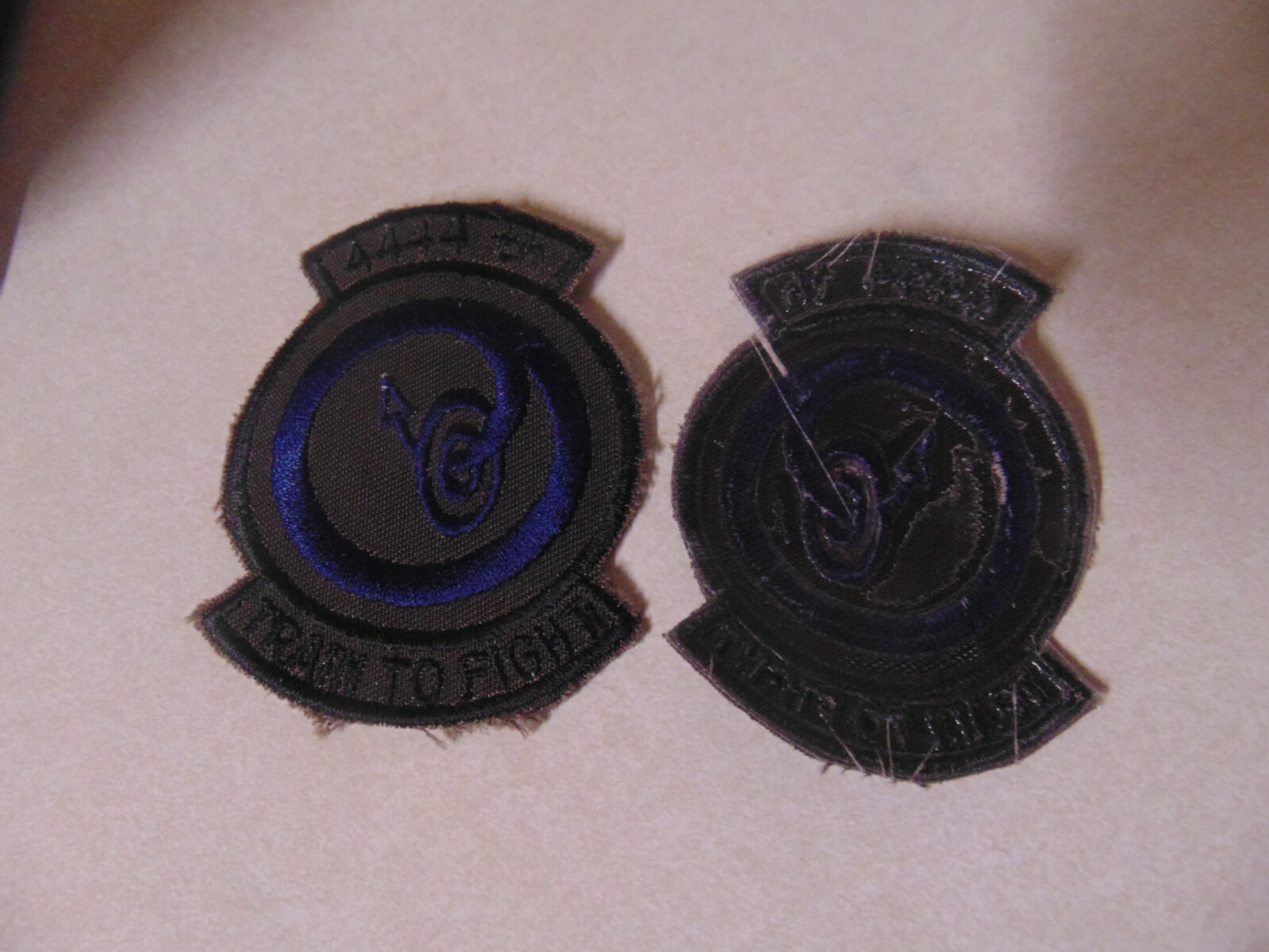 MILITARY PATCH SEW ON OLDER POCKET US AIR FORCE 4444TH TRAIN TO FIGHT
