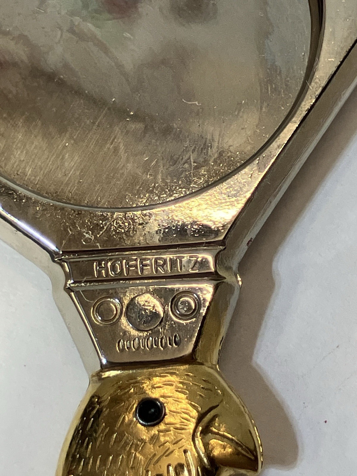 Brass Chicken Cigar Cutting Scissors Hoffritz Germany