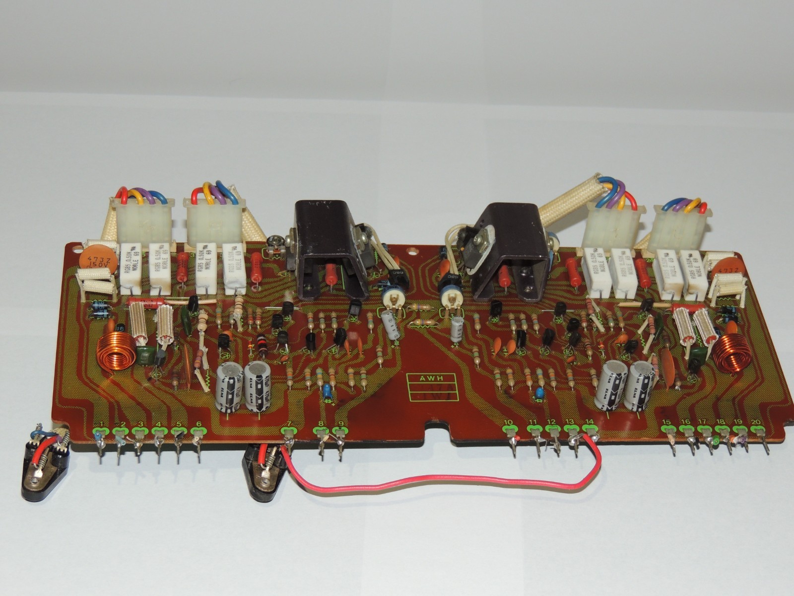 Pioneer SX-1050    Power Amp Assembly & Holder   AWH-047-A