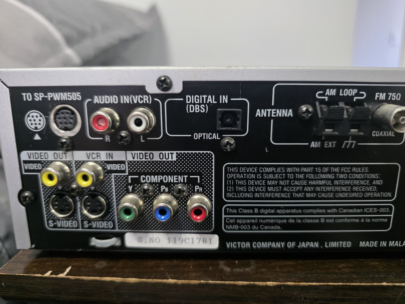 JVC TH-M505 5-Disc DVD Digital Theater System Receiver Tested Working – Read