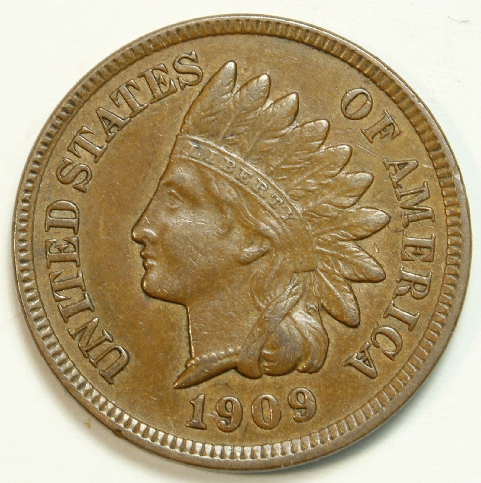 1909 1C Indian Cent BN- Choice UNC- SMH1127