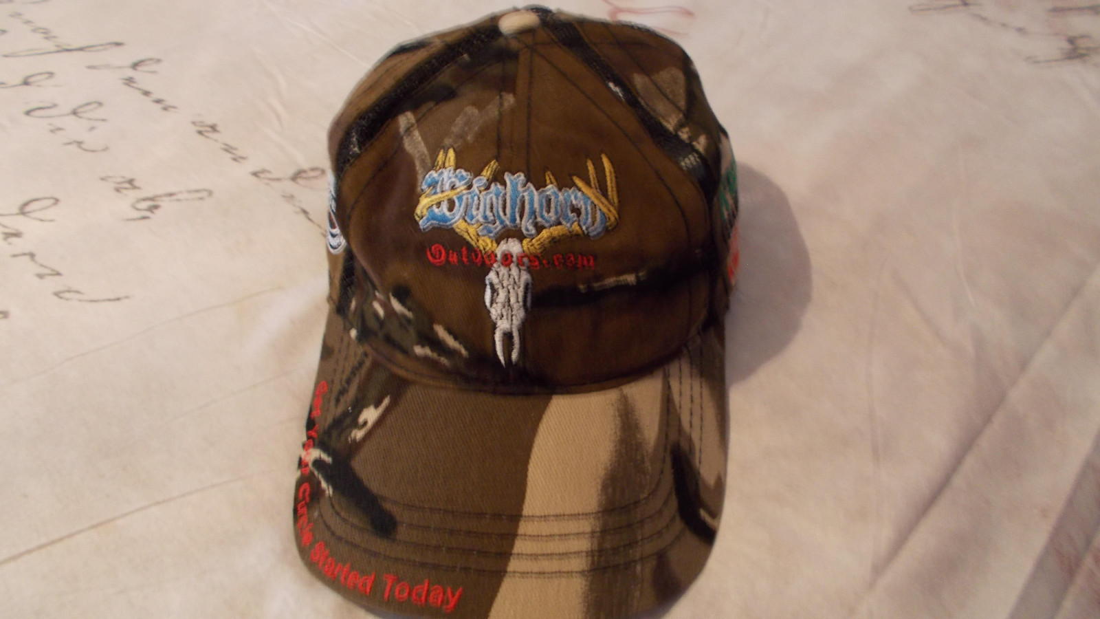 BIGHORN OUTDOORS.COM CAMO HUNTING CAP