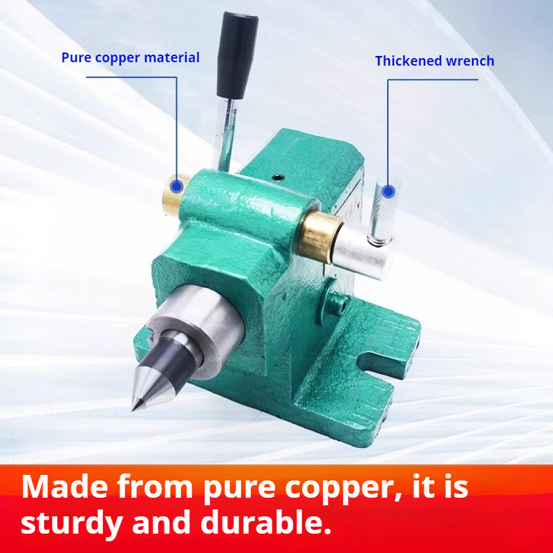 Lathe Tailstock Thimble Manual Hand Swing Tailtop Tailstock Assembly Moving