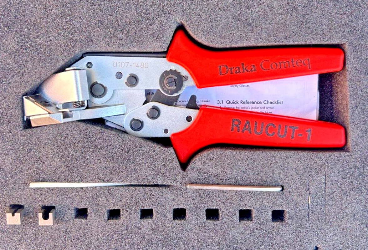 Draka RAUCUT-1 with case and accessories