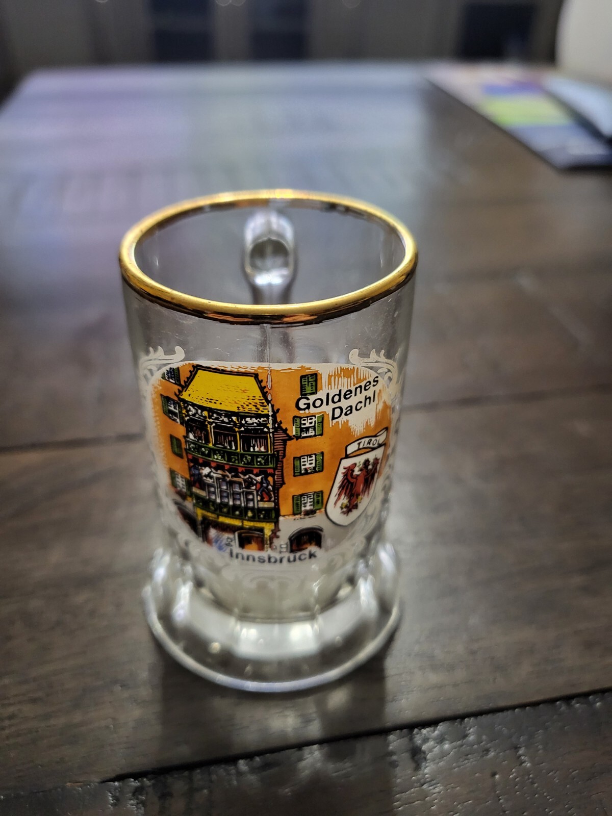 GOLDENES DACHL INNSBRUCK SHOT GLASS