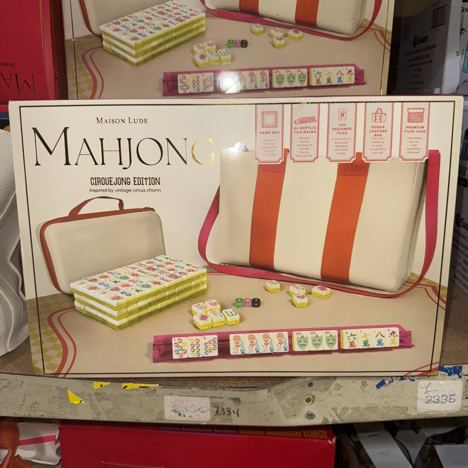 Maison Lude Deluxe Acrylic Mahjong Starter Set (Cirquejong Edition)