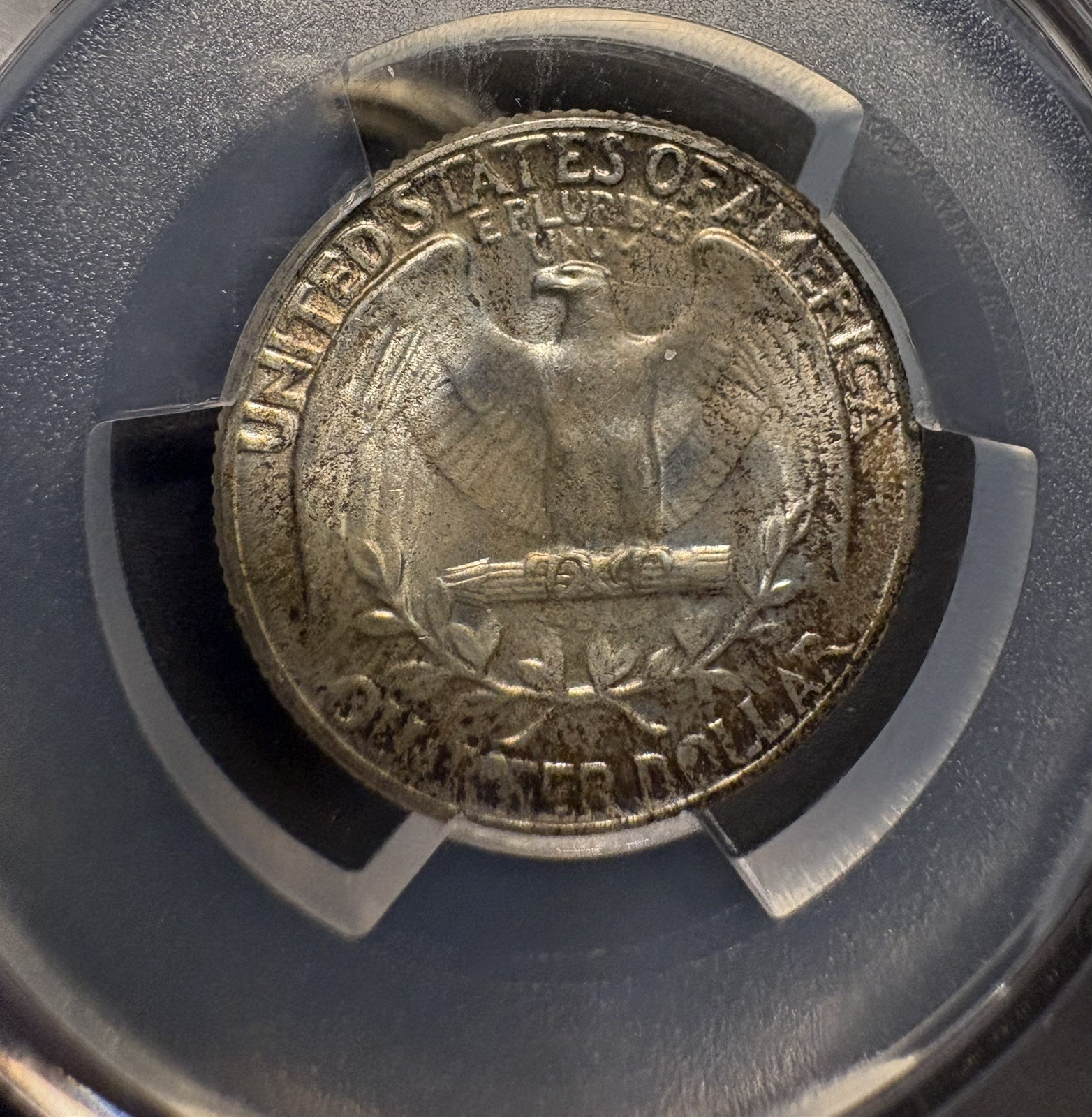 1949 Washington quarter MS66 PCGS, Nicely Toned