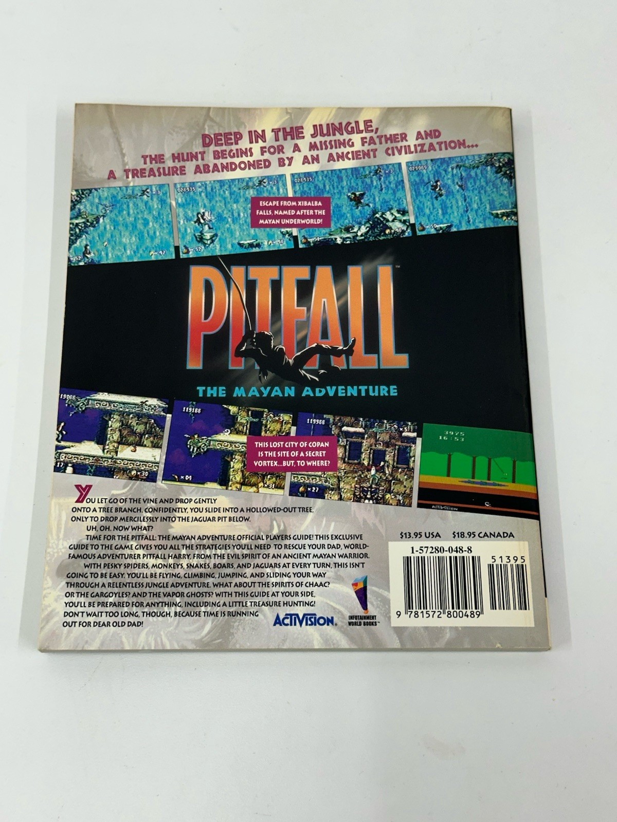Pitfall Official Players Guide The Mayan Adventure Book