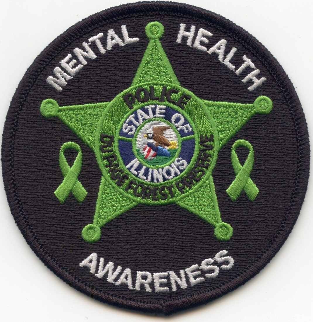 DU PAGE FOREST PRESERVE ILLINOIS Mental Health Awareness POLICE PATCH
