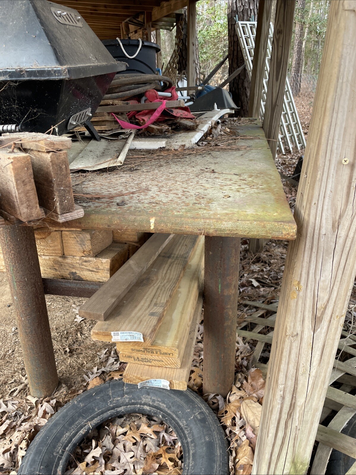 Heavy Duty Steel Weld/Shop Table