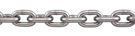 STAINLESS STEEL NACM CHAIN 316L (S4) 3/8" (S0604-0010) SOLD PER FOOT