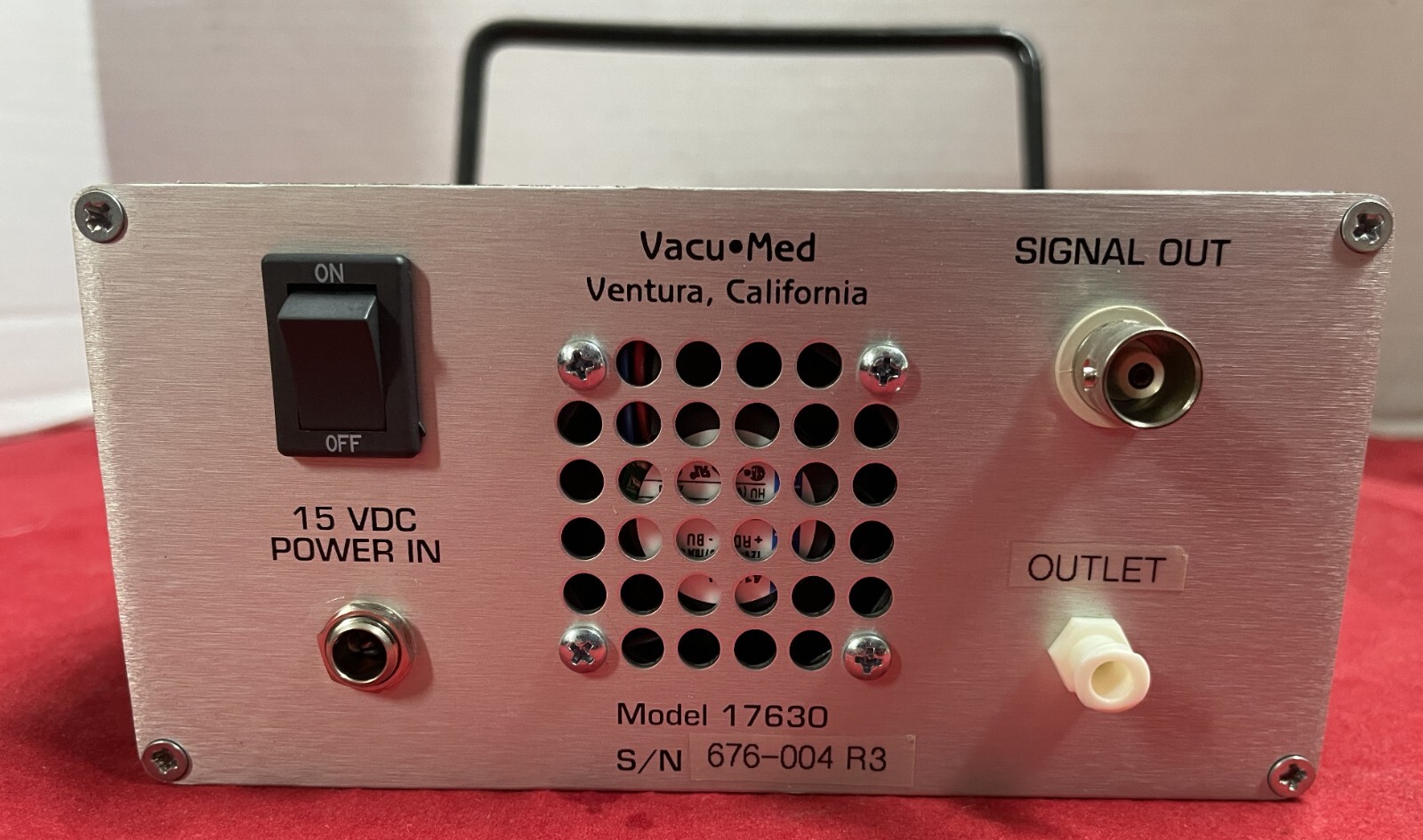 Vacu Med Carbon Dioxide Co2 Analyzer Model 17630