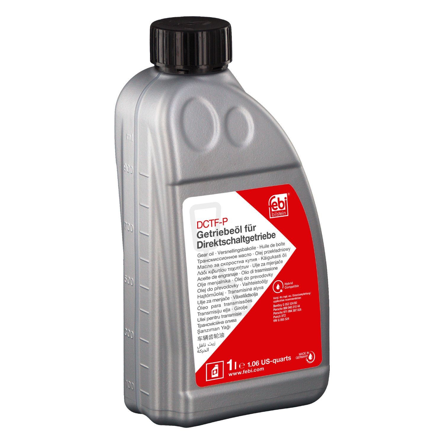 (6-LiTer) FEBI DCTF-P (PDK) Dual Clutch Transmission Oil Fluid FFL-8 For PORSCHE
