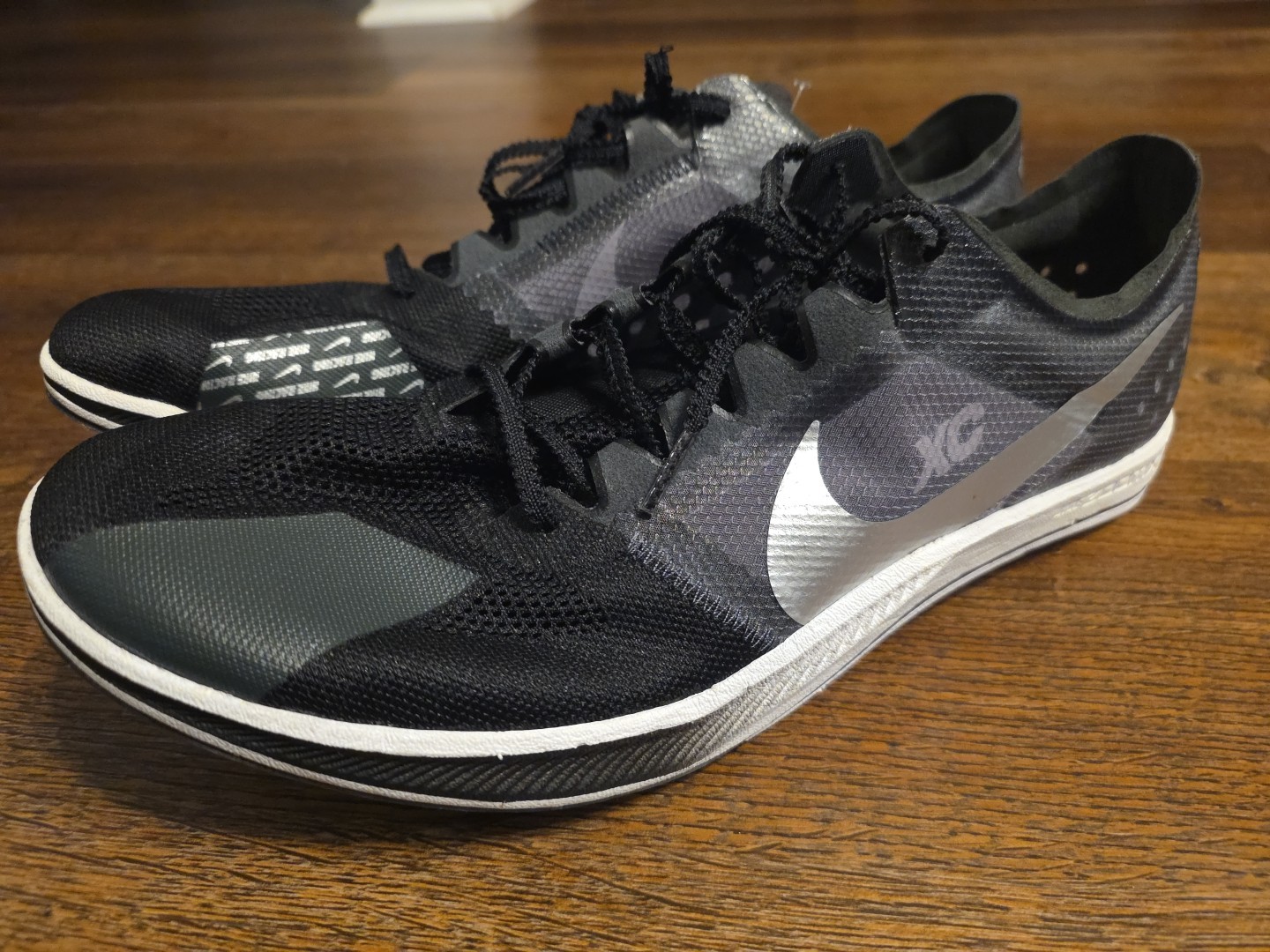 Sz 13 Nike Mens ZoomX Dragonfly XC Cross Country Spikes Black Silver DX7992-001