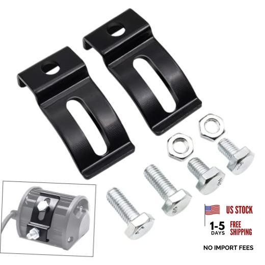 2pcs Mounting Brackets for LED Work Light Bars - Universal Adjustable Mounting
