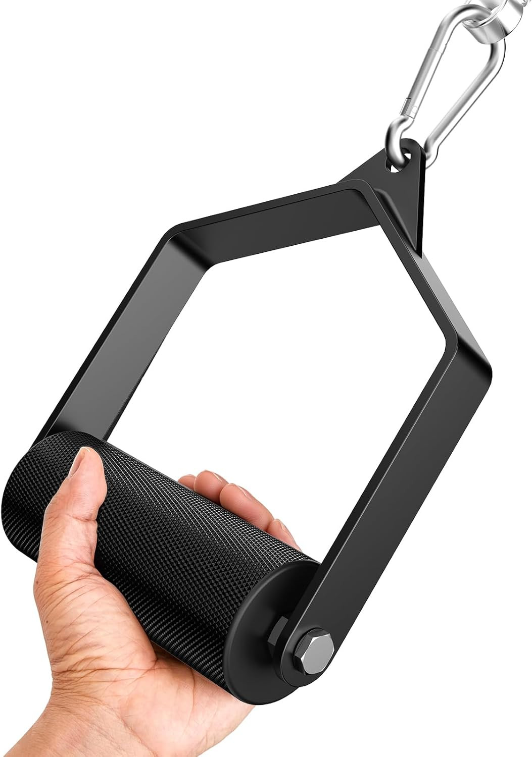 Gym Pull Down D-Handle Cable Attachment for Arm Wrestling and Grip Strength