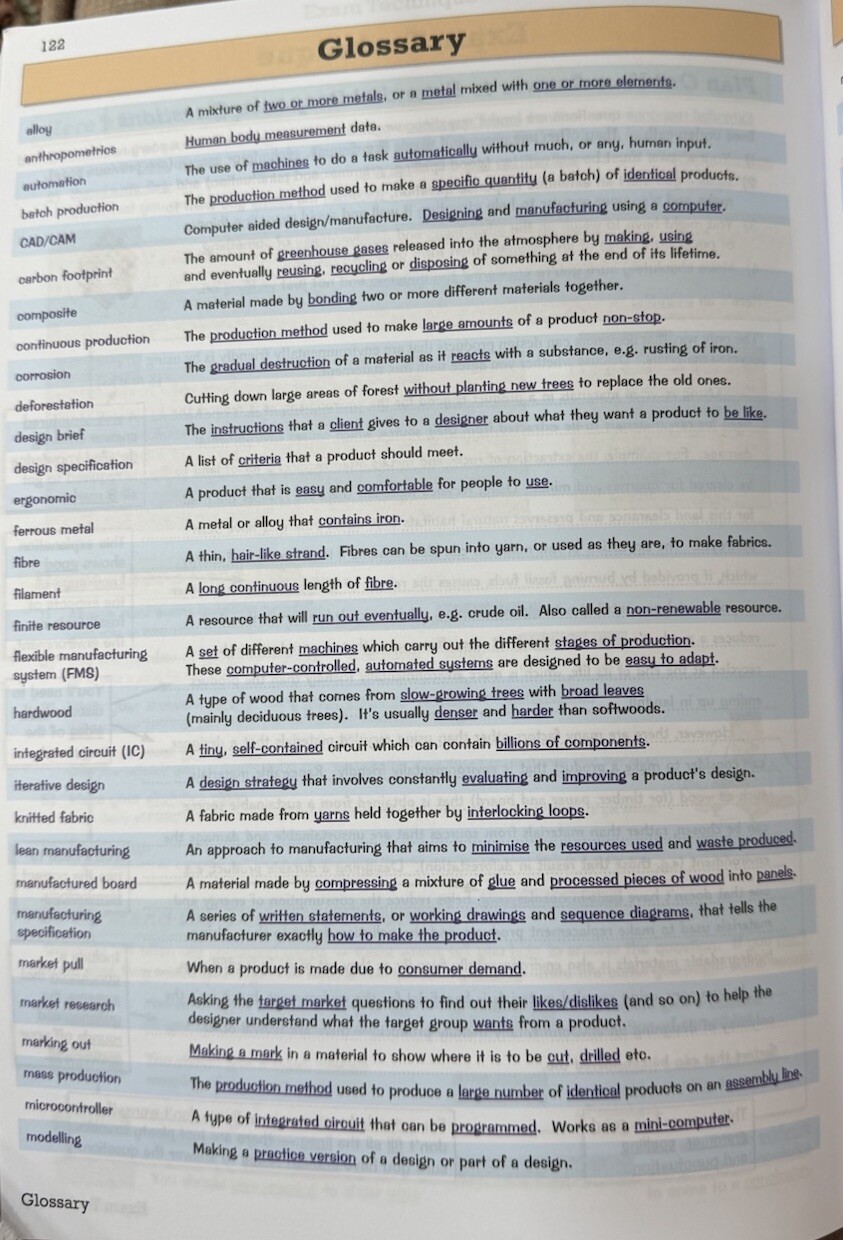 CGP GCSE AQA (Grade 9-1) Design and Technology revision guide