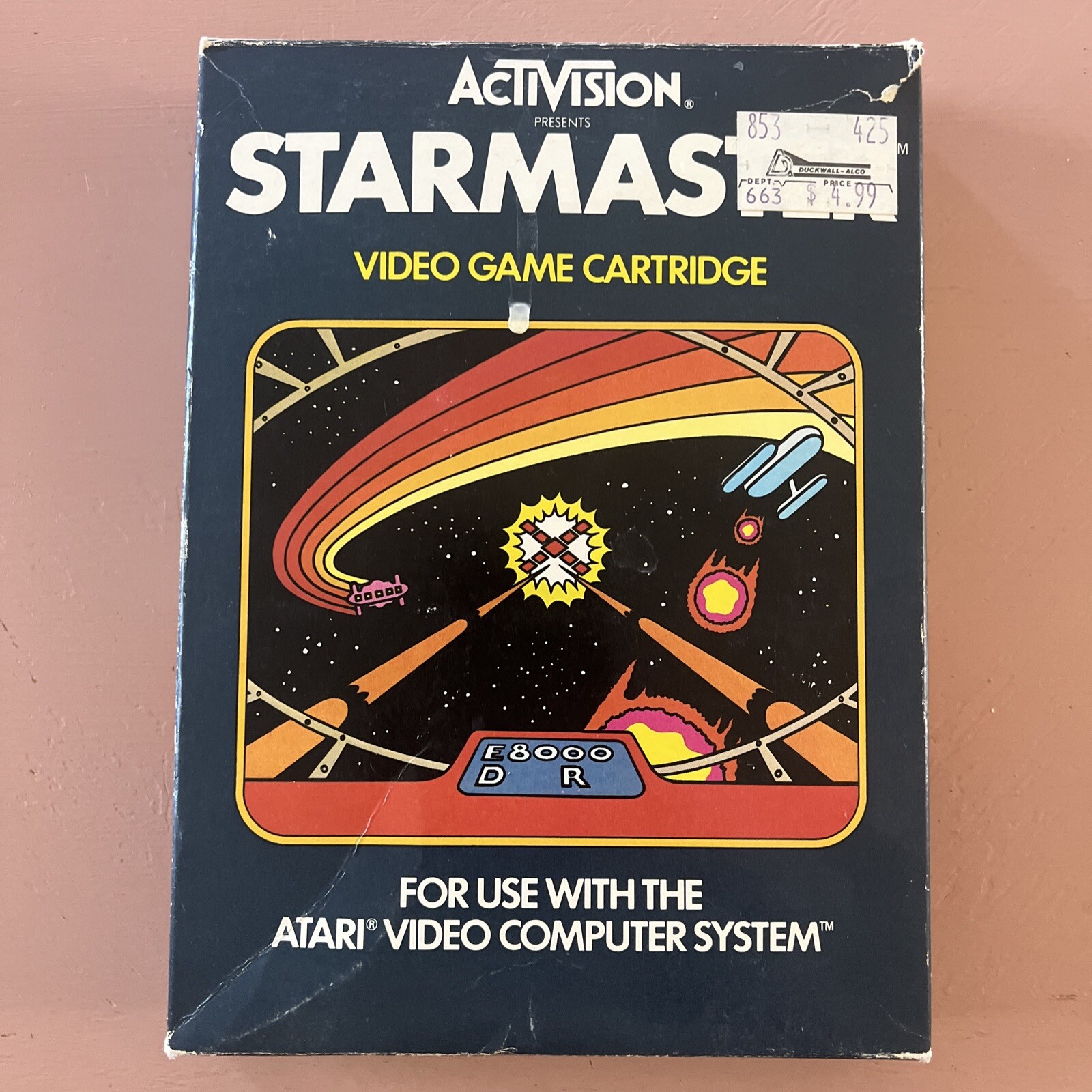 1982 Starmaster Activision Atari AX-016 Box And Manual Only