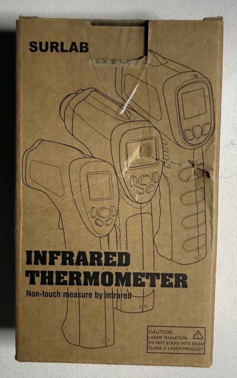 Infrared Thermometer Gun, DS=16:1 Laser Heat Temperature Gun XF-980G