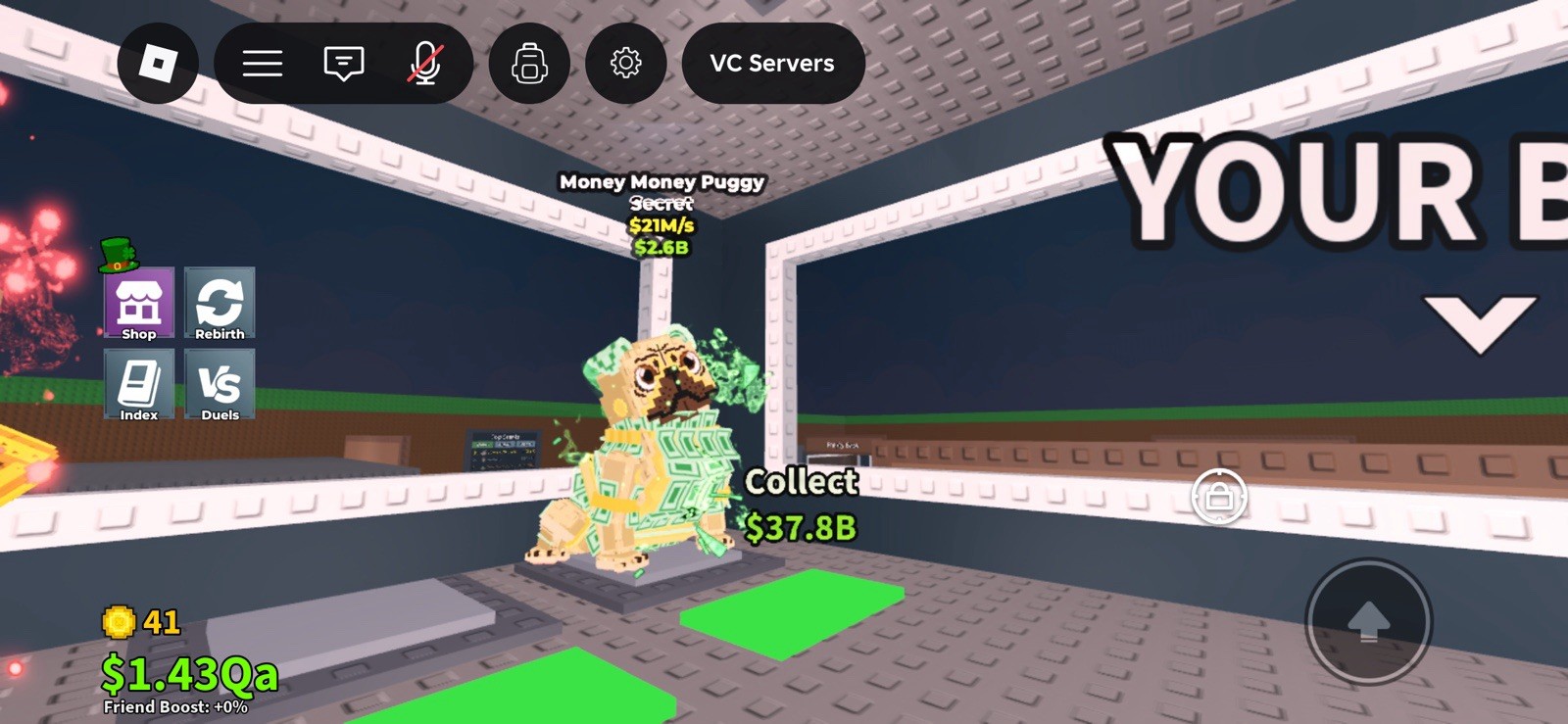 Money Money Puggy Secret Game Item Asset Virtual Collectible Special Roblox