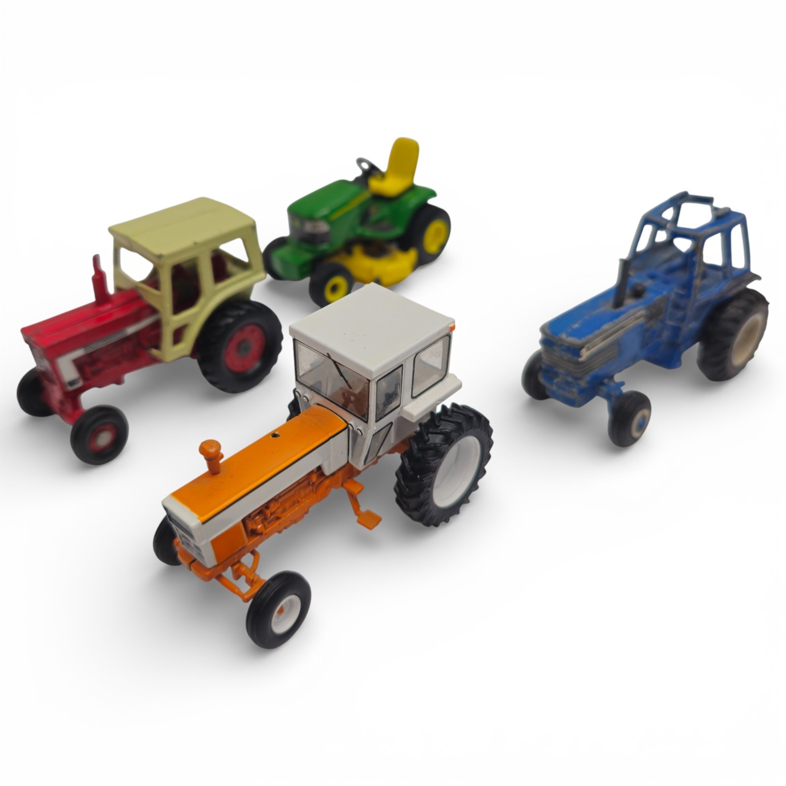 Diecast Tractor Lot Of 4 ERTL GreenLight TOMY John Deere Logo Visible