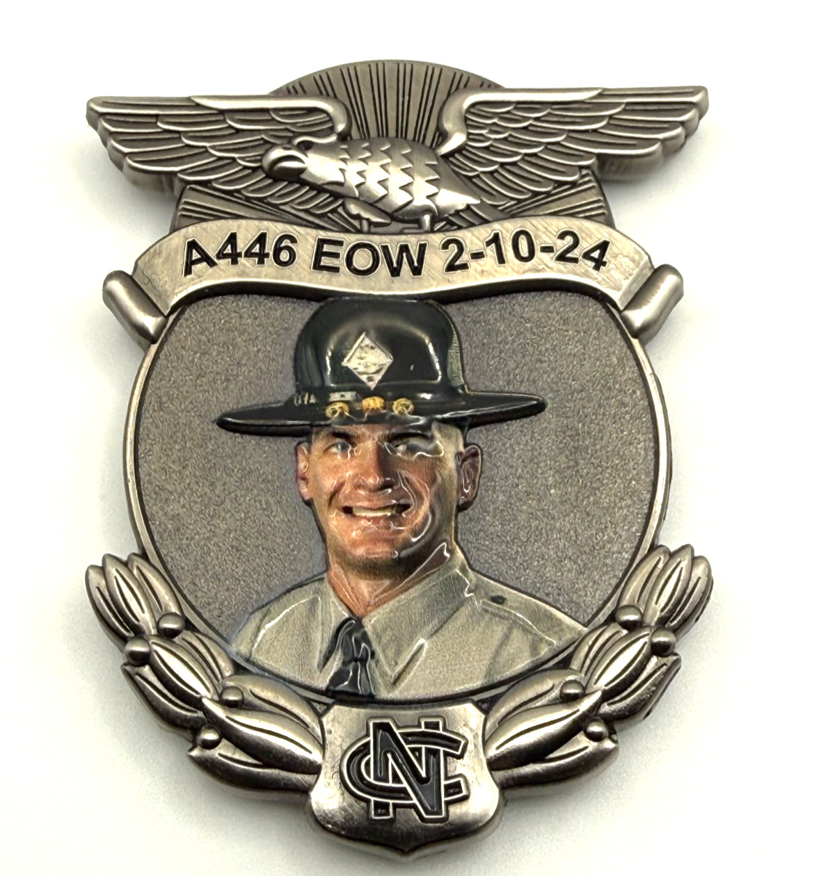 G38 North Carolina Highway Patrol Police EOW Tribute Challenge Coin