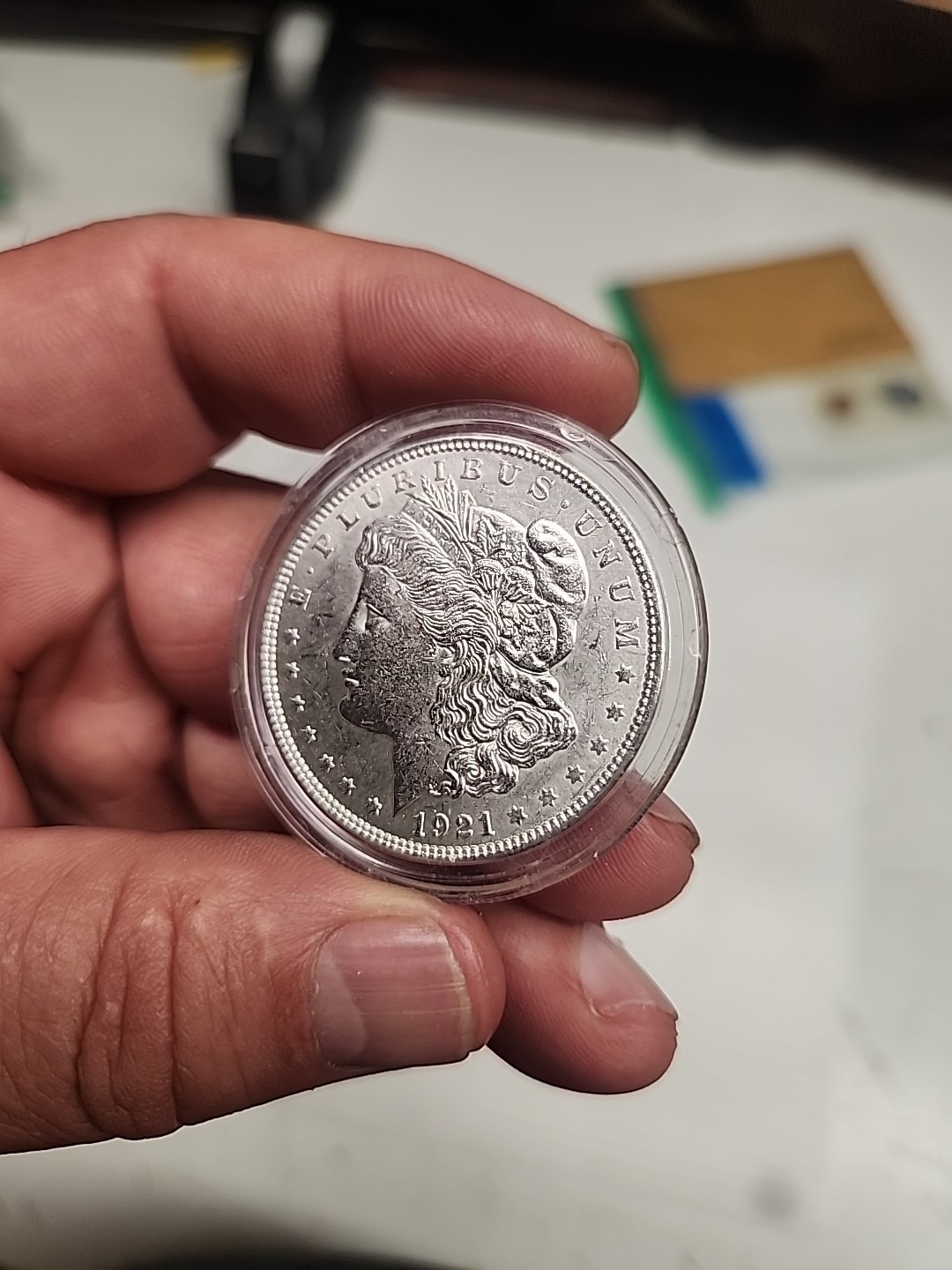 1921 MORGAN SILVER DOLLAR IN TOP BU CONDITION!!