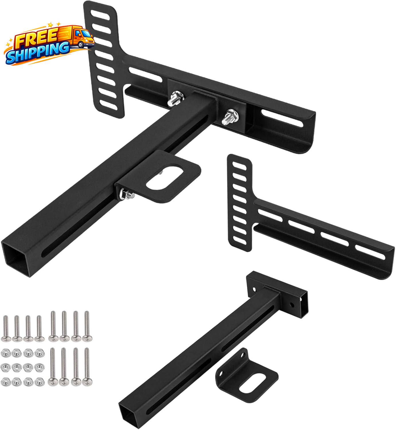 2Pcs Adjustable Headboard Brackets Universal Headboard Bracket Bed Extension