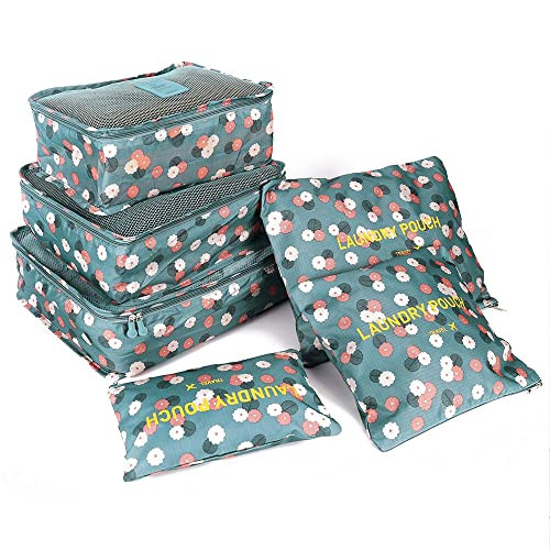 Packing Cubes 6 PCS Travel Accessories Travel Luggage Packing Organizers Bags