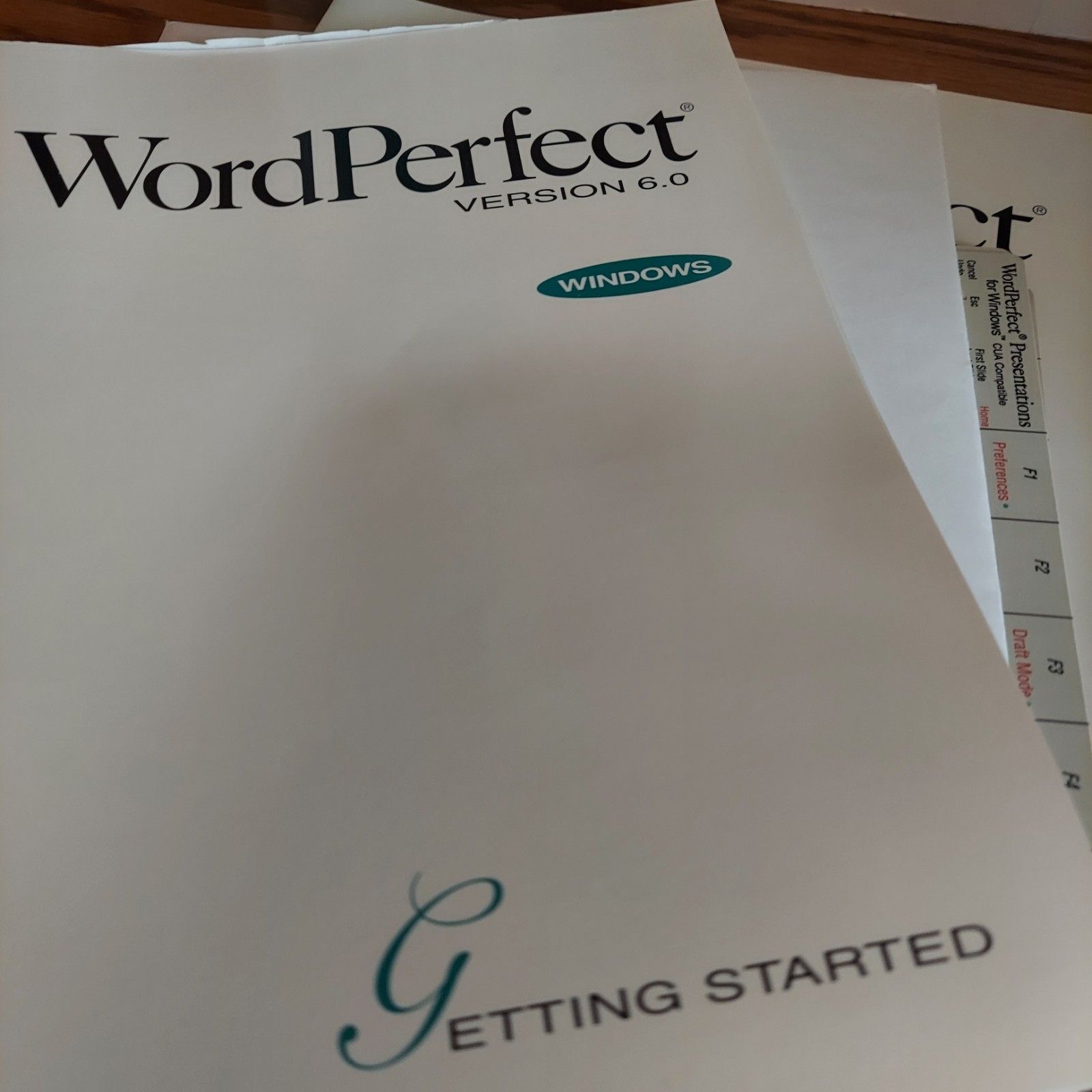 WordPerfect 6.0 for Windows Bundle With Software And VHS Video Series Vintage PC