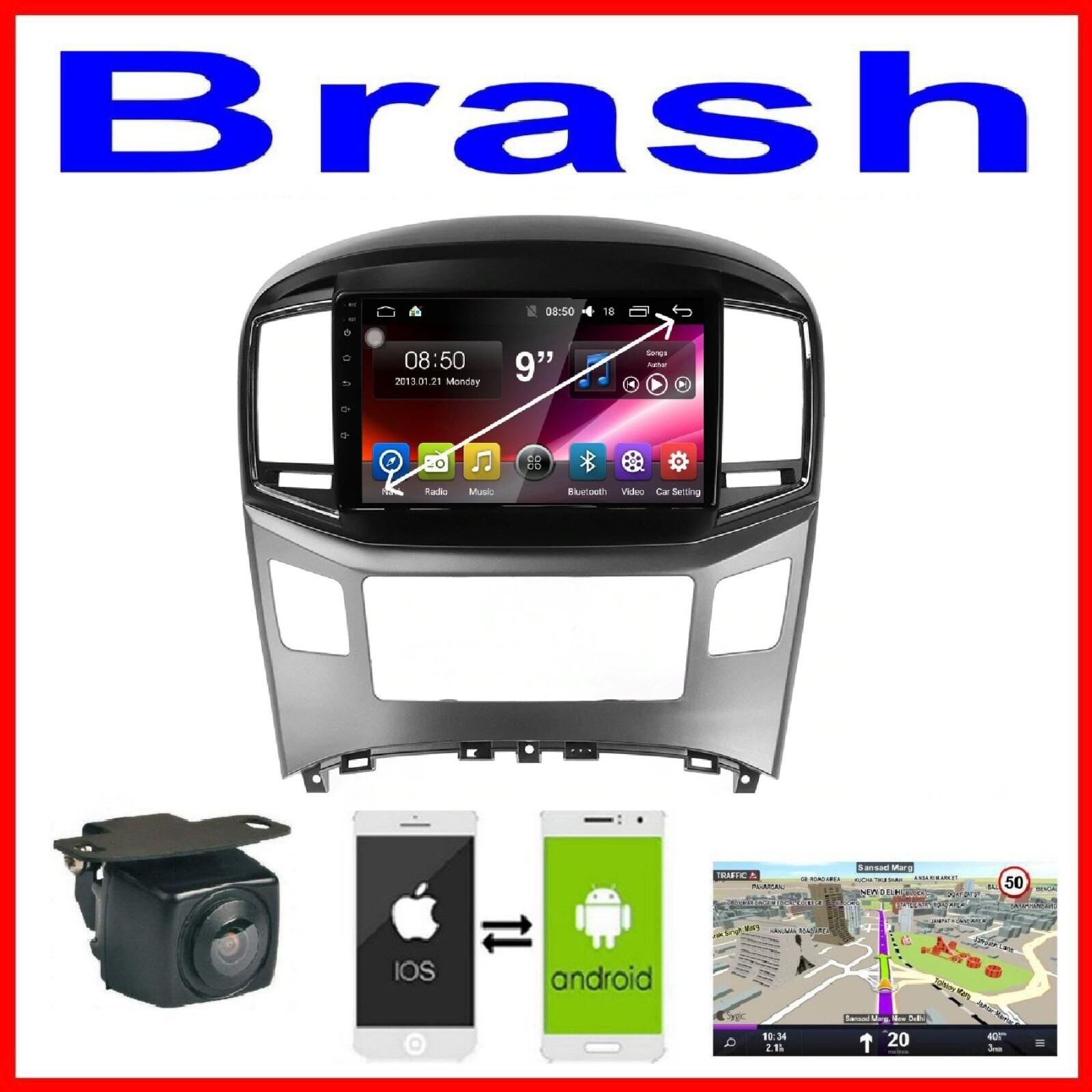 iLOAD 2018+ GPS BLUETOOTH WIRELESS CARPLAY ANDROID AUTO CAMERA ODB DAB+ TPMS DVR